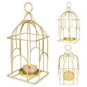 Lampion na świeczkę metalowy złoty 25cm HOME STYLING COLLECTION 569477