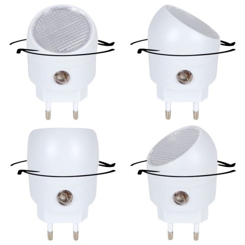 Lampka nocna LED do kontaktu z czujnikiem zmierzchu biała FX LIGHT 569435