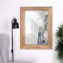 Lustro ścienne na ścianę drewniane 70x50cm HOME STYLING COLLECTION 510223