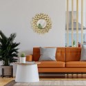 Lustro ścienne na ścianę złote 52cm HOME STYLING COLLECTION 569123