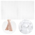 Mata antypoślizgowa pod prysznic do łazienki biała 69x39cm BATHROOM SOLUTIONS 569419-B