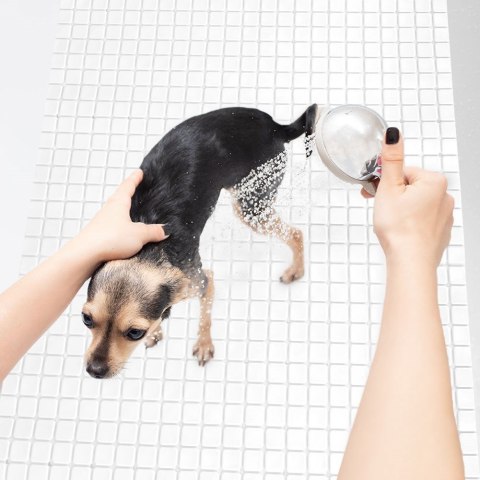 Mata antypoślizgowa pod prysznic do łazienki biała 69x39cm BATHROOM SOLUTIONS 569419-B