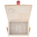 Niciarka czerwona w grochy 24x18x12cm ORION 154021