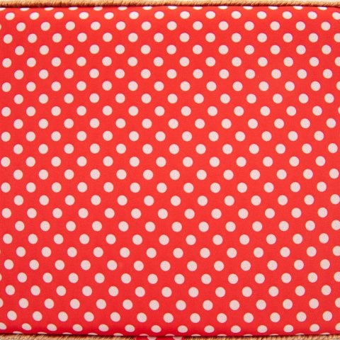 Niciarka czerwona w grochy 24x18x12cm ORION 154021