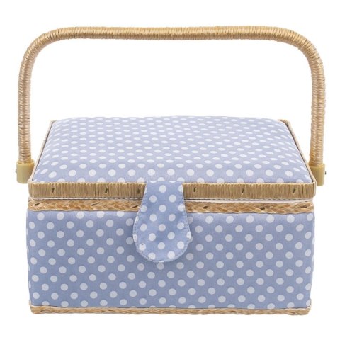 Niciarka niebieska w grochy 30x23x16cm ORION 154023