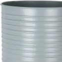 Osłonka na doniczkę na stojaku metalowa szara 50cm VILDE 339181-M