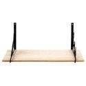 Półka ścienna na ścianę metalowa czarna 38x13x16cm HOME STYLING COLLECTION 569427