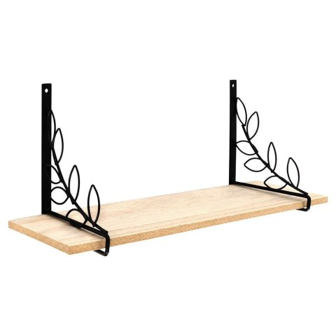 Półka ścienna na ścianę metalowa czarna 38x13x16cm HOME STYLING COLLECTION 569427
