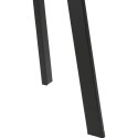Stolik balkonowy metalowy szary okrągły 50x45cm AMBIANCE 569047