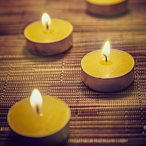 Świeca zapachowa świeczka cytrynowa tealight 4x1.5cm 40 sztuk VILDE 489041