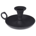 Świecznik aluminiowy czarny 11x6.5cm HOME STYLING COLLECTION 569233