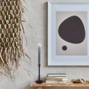 Świecznik aluminiowy czarny 31cm HOME STYLING COLLECTION 569235