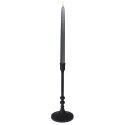 Świecznik aluminiowy czarny 31cm HOME STYLING COLLECTION 569235