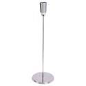 Świecznik aluminiowy srebrny 34.5cm VILDE 569242