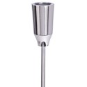 Świecznik aluminiowy srebrny 34.5cm VILDE 569242