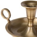 Świecznik aluminiowy złoty 13x9.5cm VILDE 569226