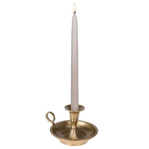 Świecznik aluminiowy złoty 13x9.5cm VILDE 569226