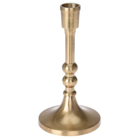 Świecznik aluminiowy złoty 17cm HOME STYLING COLLECTION 569224
