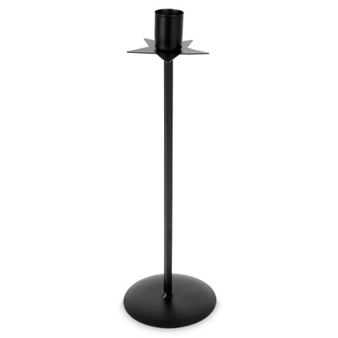 Świecznik metalowy czarny 28cm HOME STYLING COLLECTION 569471