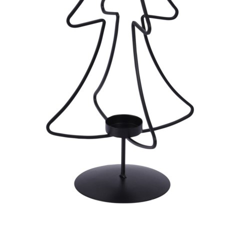 Świecznik metalowy czarny choinka 55cm HOME STYLING COLLECTION 569173