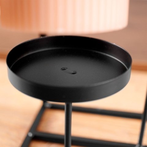 Świecznik metalowy czarny na 3 świeczki 24x20x36cm HOME STYLING COLLECTION 569483