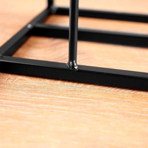 Świecznik metalowy czarny na 3 świeczki 24x20x36cm HOME STYLING COLLECTION 569483