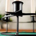Świecznik metalowy czarny na 4 świeczki 25x8.5cm HOME STYLING COLLECTION 569474