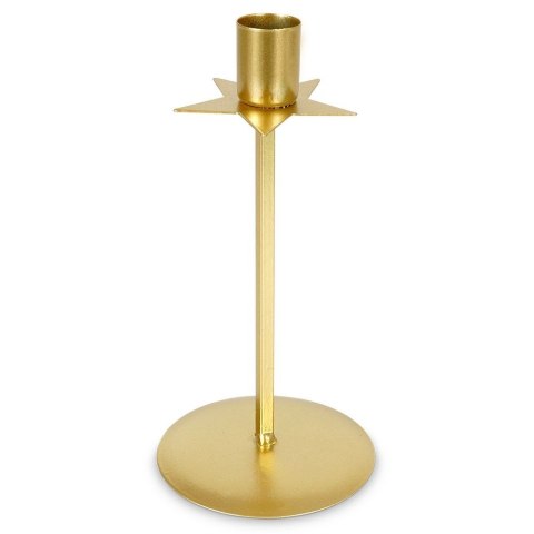Świecznik metalowy złoty 18cm HOME STYLING COLLECTION 569472