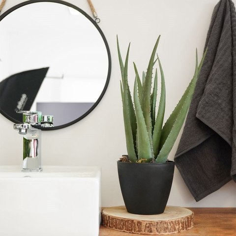 Sztuczna roślina w doniczce aloes 42cm VILDE 569447