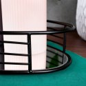 Taca lustrzana na świece czarna 35x18cm VILDE 569480-D