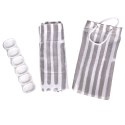 Zasłona prysznicowa haczyki 180x200cm BATHROOM SOLUTIONS 569288-W1