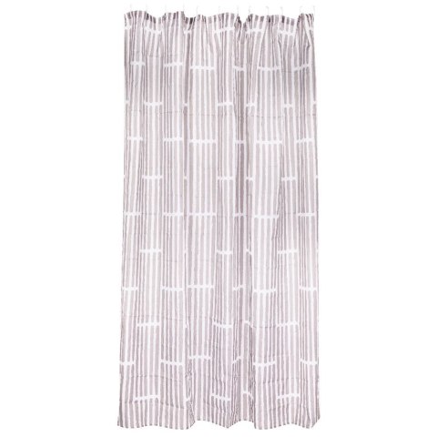 Zasłona prysznicowa haczyki 180x200cm BATHROOM SOLUTIONS 569288-W1