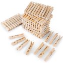 Klamerki na pranie drewniane 100 sztuk LIFETIME CLEAN 779031