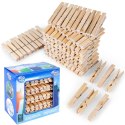 Klamerki na pranie drewniane 100 sztuk LIFETIME CLEAN 779031