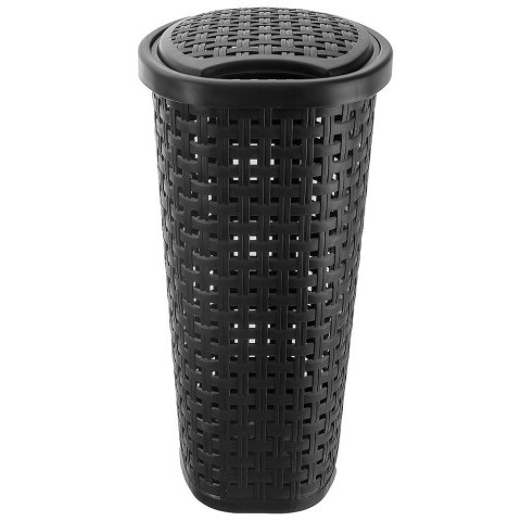 Kosz na pranie plastikowy czarny 45L ORION 731505