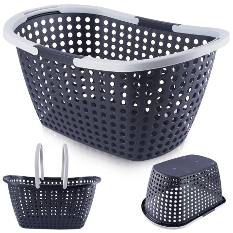 Koszyk na zakupy piknik grzyby grzybobranie 44x31x22cm VILDE 779040