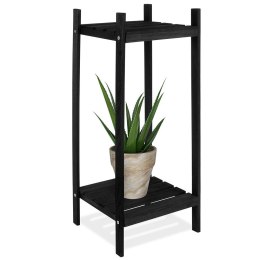 Kwietnik stojący drewniany czarny 66cm TRENDS4YOU 569574