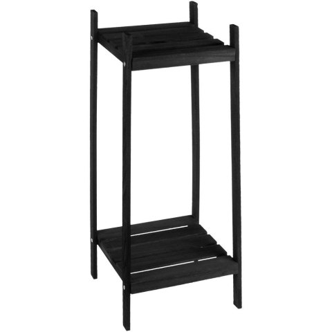 Kwietnik stojący drewniany czarny 66cm TRENDS4YOU 569574