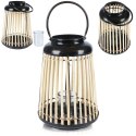 Lampion na świeczkę bambusowy 33cm HOME STYLING COLLECTION 569670