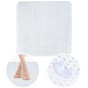 Mata antypoślizgowa pod prysznic do łazienki biała 53x53cm BATHROOM SOLUTIONS 569584-B