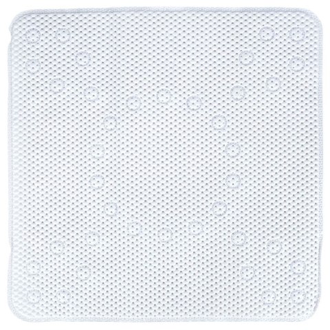 Mata antypoślizgowa pod prysznic do łazienki biała 53x53cm BATHROOM SOLUTIONS 569584-B