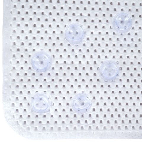 Mata antypoślizgowa pod prysznic do łazienki biała 53x53cm BATHROOM SOLUTIONS 569584-B