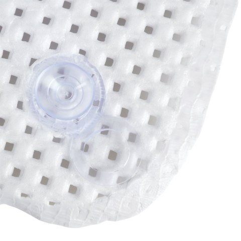 Mata antypoślizgowa pod prysznic do łazienki biała 53x53cm BATHROOM SOLUTIONS 569584-B