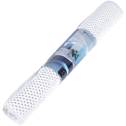 Mata antypoślizgowa pod prysznic do łazienki biała 53x53cm BATHROOM SOLUTIONS 569584-B