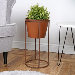 Osłonka na doniczkę na stojaku metalowa 41cm VILDE 339416-M