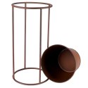 Osłonka na doniczkę na stojaku metalowa 41cm VILDE 339416-M