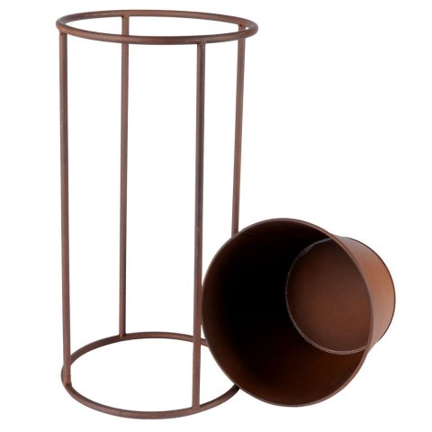 Osłonka na doniczkę na stojaku metalowa 41cm VILDE 339416-M