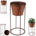 Osłonka na doniczkę na stojaku metalowa 41cm VILDE 339416-M