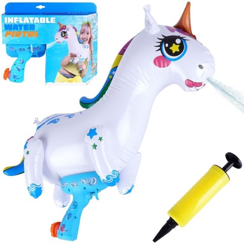 Pistolet na wodę dmuchany jednorożec FREE & EASY 489262-J