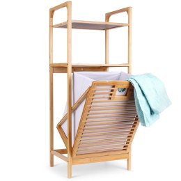 Regał łazienkowy z koszem na pranie bambusowy 39.5x30x49cm BATHROOM SOLUTIONS 569633